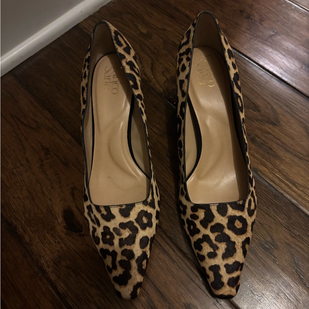 Franco Sarto Leopard Print Heels